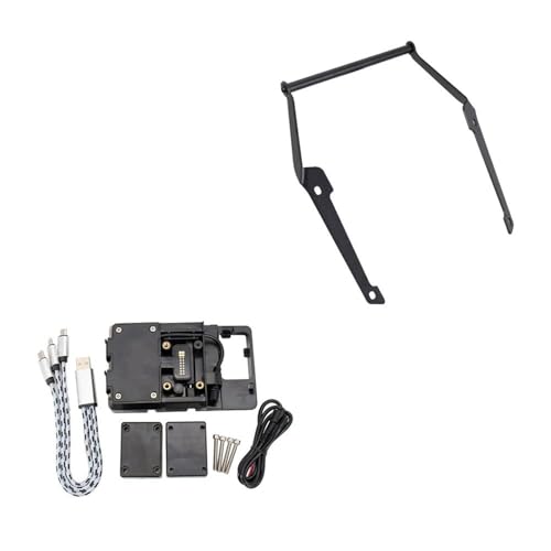 Support de téléphone avant de moto stable pour GPS NC750D avec barre de fixation anti-vibrations 12mm