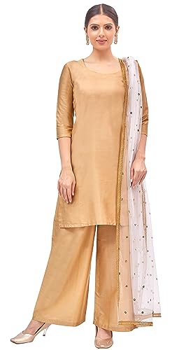 Studio Shringaar Women's Net sequence Embroidered Full Size Dupatta