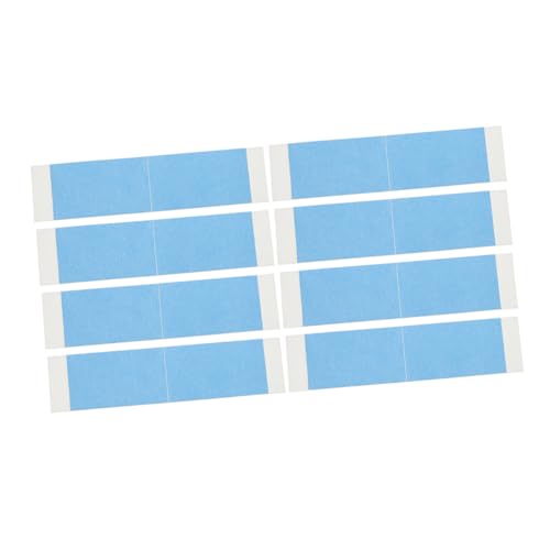SOESFOUFU Invisible Lace Front Wig Tape 8 Pack Double Sided Adhesive Scalp Tape for Long Wigs C-Shaped for Hair Extensions