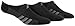 adidas Men's Superlite Super No Show Socks (3 Pack), Large, Black/Graphite/Medium Lead