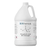 DIYChemicals Phosphoric Acid 85% – Rust Remover, Wood Stain Remover, pH Control, High Purity Orthophosphoric Acid for Metal, Fertilizers - Made in USA - 1 Gallon (128 fl oz)