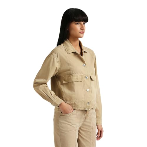 Image of Pepe Jeans Women's Cotton Regular Fit Short Length Shirt