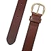 Eddie Bauer Women's Casual Leather Belts with Durable Metal Buckle, Classic Leather - Tan, Large