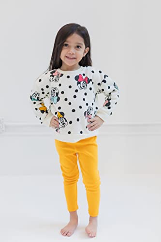 Image of Disney Minnie Mouse Fleece Sweatshirt and Leggings Outfit Set Infant to Big Kid Sizes (12 Months - 14-16)