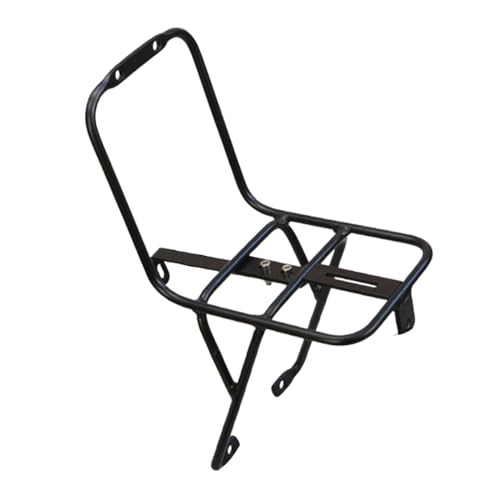 LOVIVER Fahrrad-Frontträger, Gepäckablage, Gepäckträger, Metall-Gepäckträger, Kofferraum-Halter für Picknick, Fernradfahren, Faltrad, V-Typ-Bremse