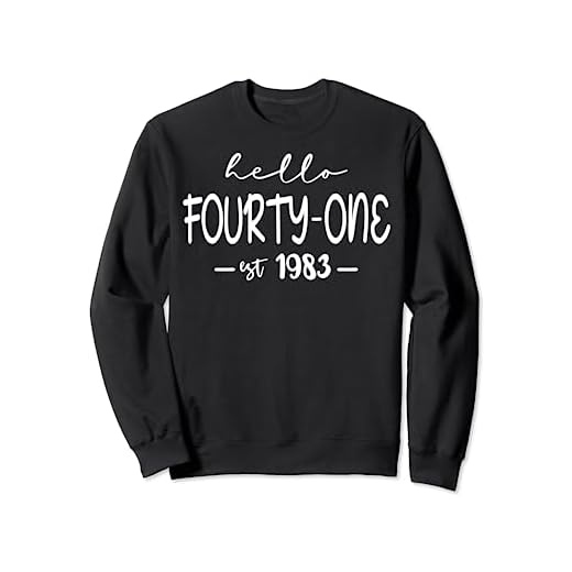 Est. 1983, Hola Cuarenta y Un Años Hombres Mujeres, Cumpleaños 41 Sudadera