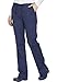 Cherokee Women Scrubs Pant Workwear Core Stretch Mid Rise Straight Leg Drawstring WW130, L, Navy