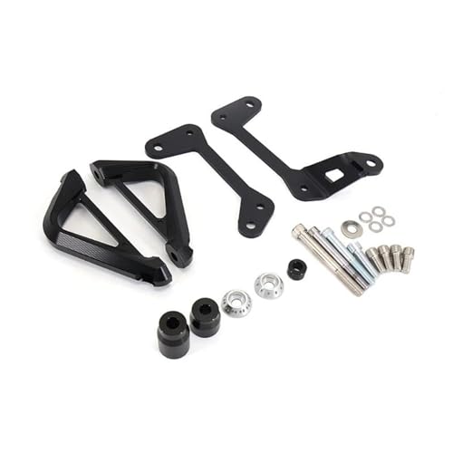 Crash bar MT09 et Tracer 9 GT 2021-2023 protection latérale du moteur noir