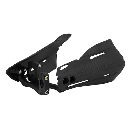 Protège-mains moto 22mm universel pour éviter les leviers cassés en motocross noir