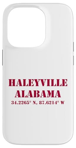 Haleyville Alabama Coordinates ���y�Y �X�}�z�P�[�X iPhone 14 Pro �p
