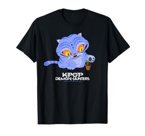 KPop Demon Hunters Cute Derpy Tiger Cartoon T-Shirt
