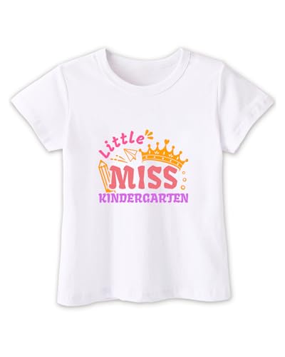 Image of First Day of Kindergarten Shirt for Girls Boys Kids Toddler 1st Day of School Shirts in My Kindergarten Era Cotton Tshirt