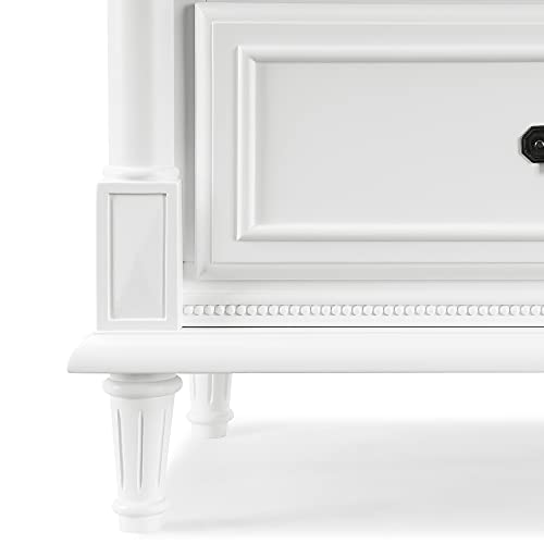 Delta Children Simmons Kids Juliette 6 Drawer Dresser With Changing Top, Greenguard Gold Certified, Bianca White #TOP5