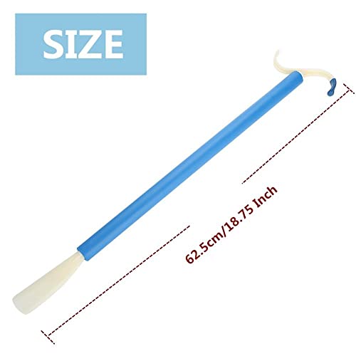 Dressing Aid Stick, 24.6Inch Extra Long Shoe Horn Dressing Stick Aid Helper Multifunctional Mobility Disability Dressing Aid Easy Put On Off Long Handle Stick Shoe Horn #TOP5