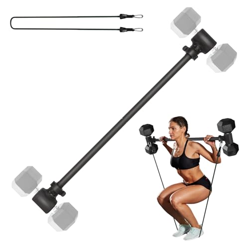 Dumbbell Converter Set? Convert Dumbbells to Barbell Set?Barbell Dumbbells Converter for Home Gym ? Weights Lifting for full Body Workouts?Adjustable weights & Up to 200 lb Capacity Weight Barbell?Collocation?exercise bands ?