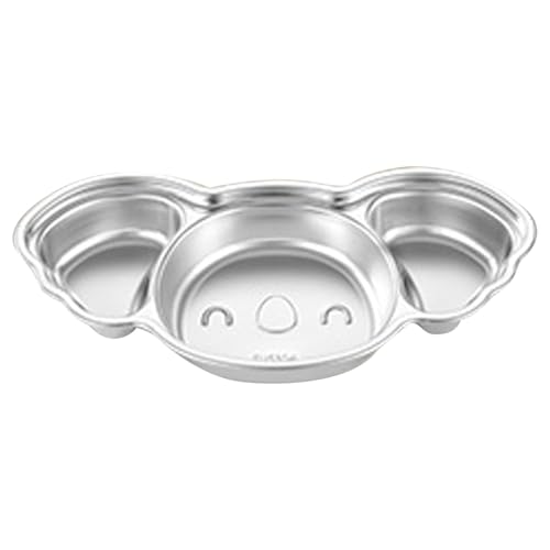 Plato de comida para niños,Platos para comer para niños - Plato de comedor Koala dividido - Plato multifuncional apto para lavavajillas, vajilla infantil bonita para el hogar, guardería y escuela Plato de comida para niños,Platos para comer para niños - Plato de comedor Koala dividido - Plato multifuncional apto para lavavajillas, vajilla infantil bonita para el hogar, guardería y escuela
