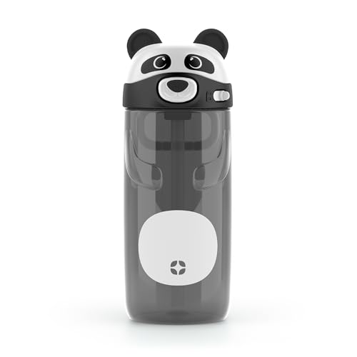 Ello Ellies 16oz Plastic Kids Water Bottle with Straw and