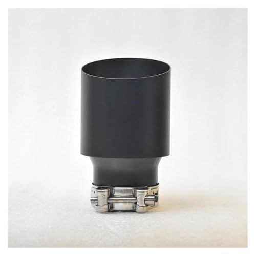 Pointe de silencieux d'échappement inox noir mat pour protéger et styliser la sortie de gaz