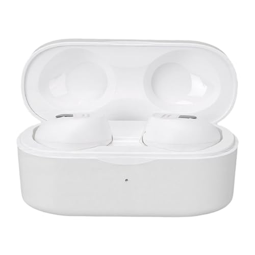 Asixxsix Aides Sonores, Amplificateur de Son sans Fil avec étui de Chargement, Aide Auditive Antibruit pour Réunion en Extérieur, Veille 100h, Port Confortable, Son Clair
