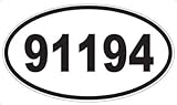 US Decal, Inc. Number 91194 Oval Sticker