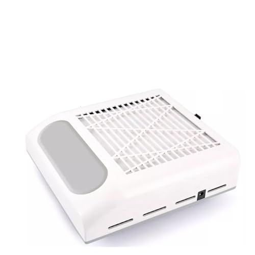 HPHPH Aspirador Uñas Profesional, Extractor de Polvo for uñas, Ventilador for máquina de manicura, Potente aspiradora con Filtro for Quitar, Equipo de salón de uñas,Aspirador Doméstico(Bianco)