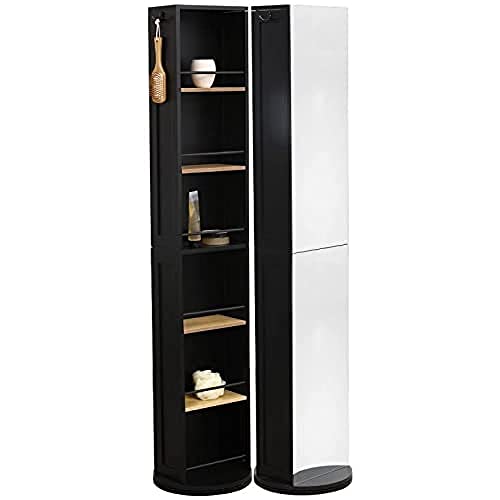 Tendance Colonne de Salle de Bain, Bois, Blanc, 170x36x36 cm