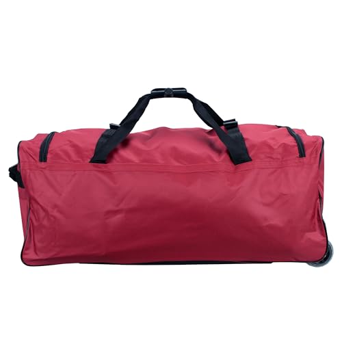 Image of Rockland Rolling Duffel Bag, Black, 22 inch