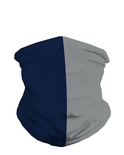 INTO THE AM Navy and Dark Silver Sports Fan Mask Bandana