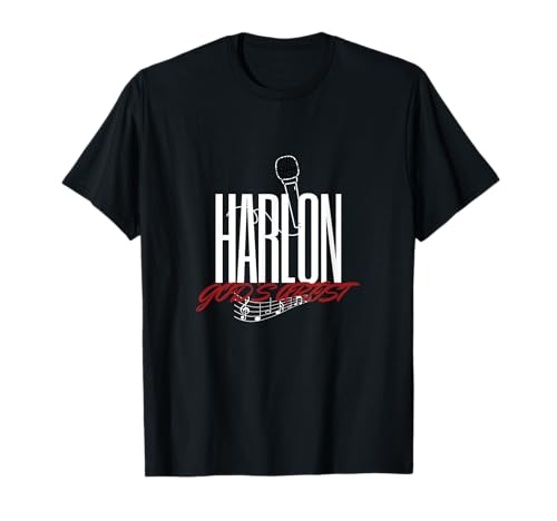 Harlon Music Lettres blanches God's Artist T-Shirt