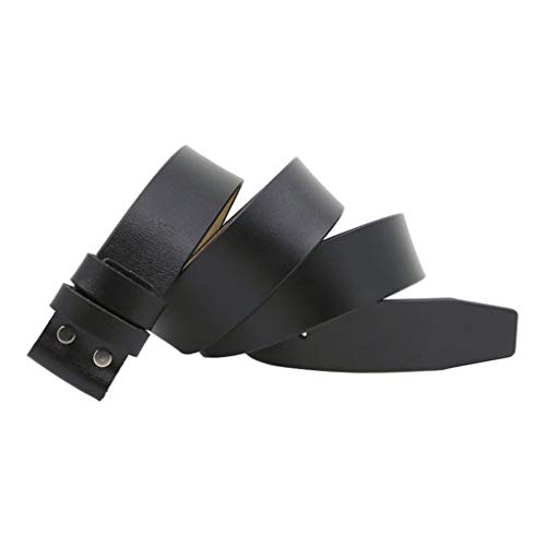 #N/a 2x Cinto de Couro Masculino Vintage Tiras de Reposição Masculinas Sem Fivela de 47 Polegadas de