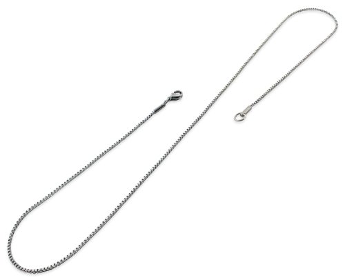 Stainless Steel Box Chain Necklace 1.5Mm - 18" #TOP1