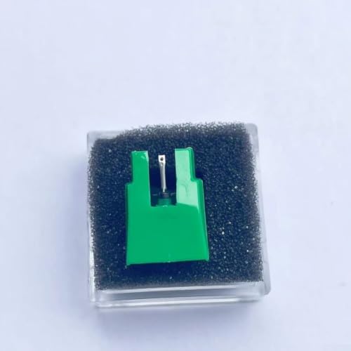 Aguja AT12 ATS12E para tocadiscos Audio Technica cápsula MM verde 6
