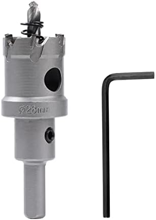 Dribotway Bi-Metal Hole Saw 14mm TCT Carbide Heavy Duty Industrial Grade Stainless Steel Hole Cutter for Mental Wood Stainless Steel Plastic Copper