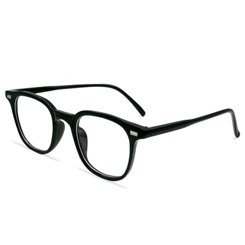 Image of LJCZKA Square Blue Light Blocking Glasses for Women Men Anti Headache and Eyestrain for Reading, Texting & Gaming