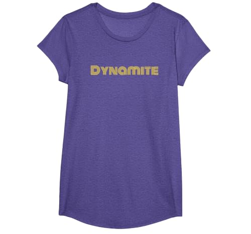 Dynamite T-Shirt, Girls, Purple Heather, Small