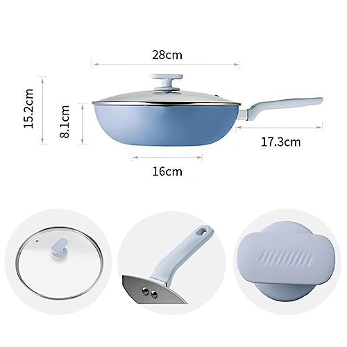 Wok con fondo plano multiusos para todas cocinas miniatura 7