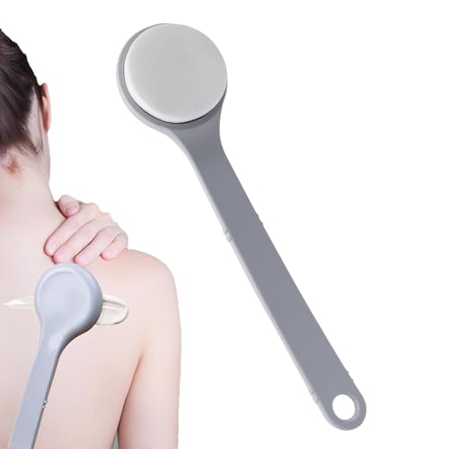 Aplicador de loción posterior, loción aplicador de espalda, Ayuda de crema para espaldas - 28.5 cm de Schremestab con esponja suave y mango sinlips, ideal para personas mayores, atletas y difíciles de