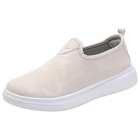 Women Sneakers Slip-On Walking Shoes Womens Running Shoes Womens Summer Trainers Beige Cover