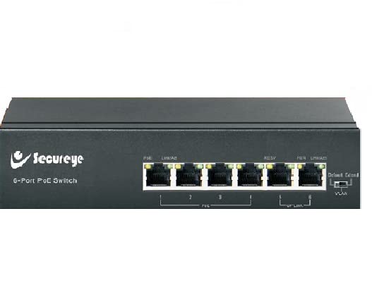 JK Vision Secureye 2+4 Port POE Switch – S-4FE-2UE-LD-VLAN (4 Port POE) (B0C2KVNX4X) Amazon Price History, Amazon Price Tracker