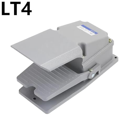Interruptor de pedal robusto de aleación de aluminio y 250V 15A 3