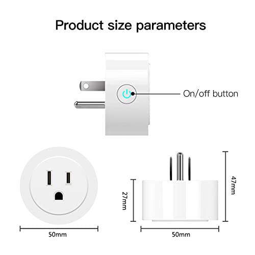Moesgo WP-USD-NEW Smart Wifi Power Dimmer Plug, 2.4 Ghz Wifi Brightness Adjust Timer Socket For Dimmable Cfl thumb #7