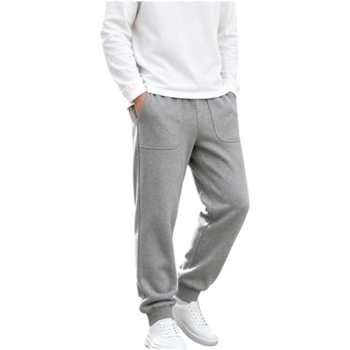 Sweatpants for Boys Cotton Pull On Elastic Waist Casual Kids Jogger Pants