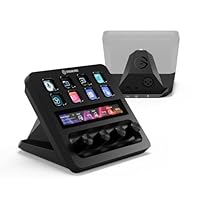 Elgato Stream Deck + XLR - Audio Mixer & Controller, Rear XLR-to-USB Mic Interface, Compatible with any XLR Mic for Podcasting, Streaming, Content Creators, dials and LCD keys, PC/Mac