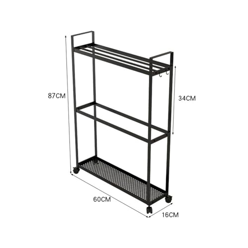 Support rangement à fente mobile pour sécher les serviettes sans encombrer le sol