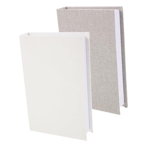 HOOTNEE Set of 2 Fake Books Bookshelf Decor for Coffee Table Simulated Book Models Home Decor Bookshelf Ornament