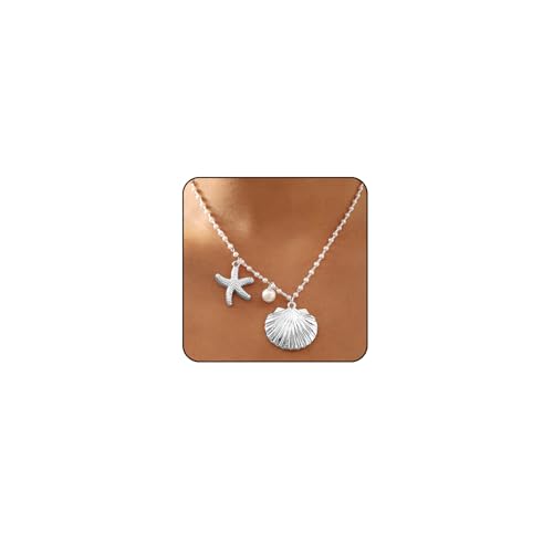 Bijoux de plage coquillage puka pour femme avec perles d'été
