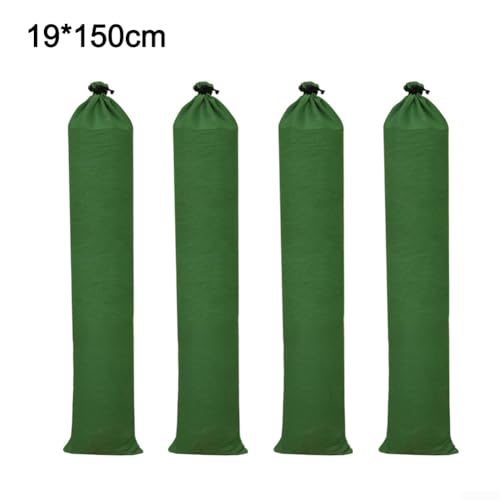 Bolsas de arena para ventanas de jardín y accesos, lona gruesa con sello elástico, 4 uds 3