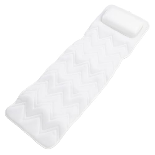 Cocoarm Oreiller de Bain Complet pour Tout Le Corps, Oreiller de Baignoire Spa pour Baignoire avec 13 Ventouses Antidérapantes, pour Soutien de la Tête, du Cou, des épaules et du Dos,