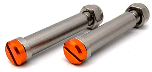 Optimized Enduro - Stainless Footpeg Bolt Set for 2010-2022 KTM Orange