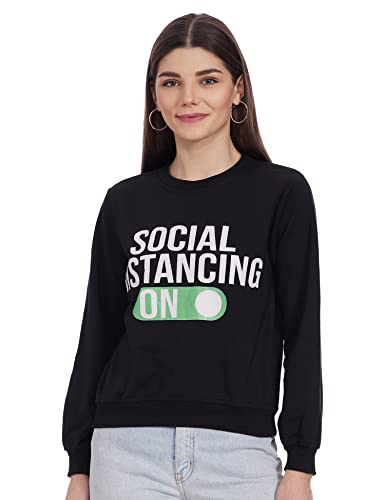 Image of pluss Women's Fleece Round Neck Sweatshirt